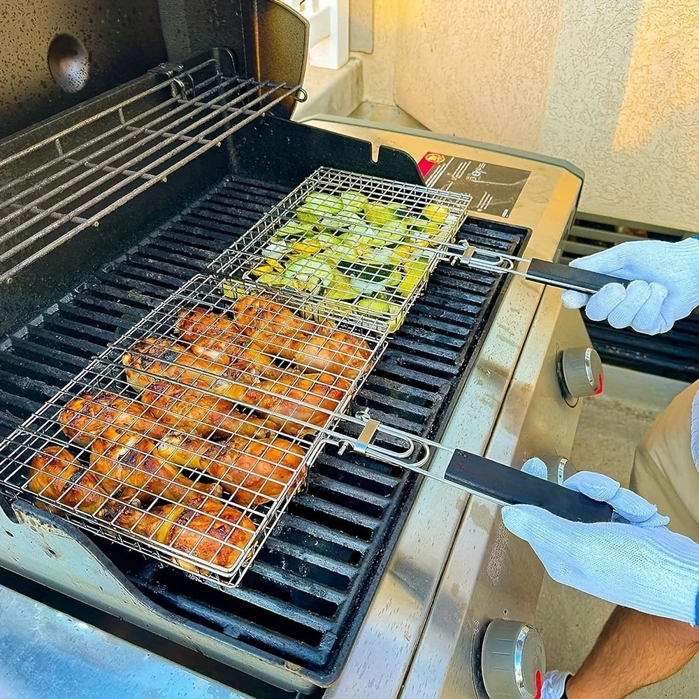 רשת גריל מתקפלת עמוקה